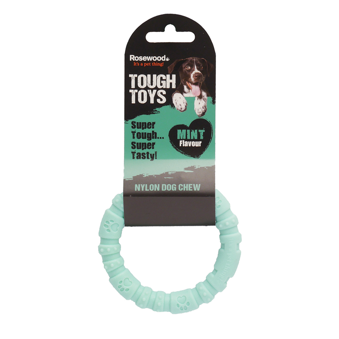 Nylon Dog Chew Ring - Mint