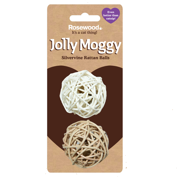 Jolly Moggy Silvervine Rattan Balls