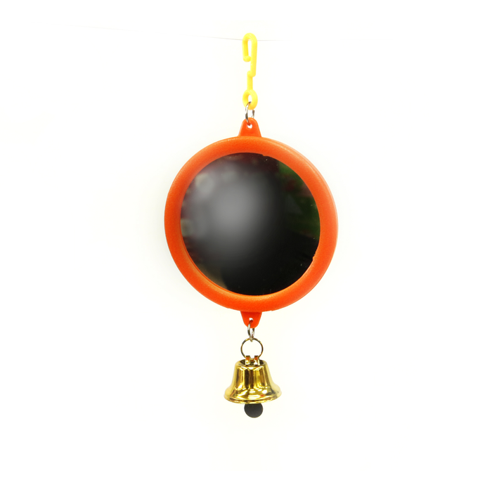 Mirror and Bell Bird Toy