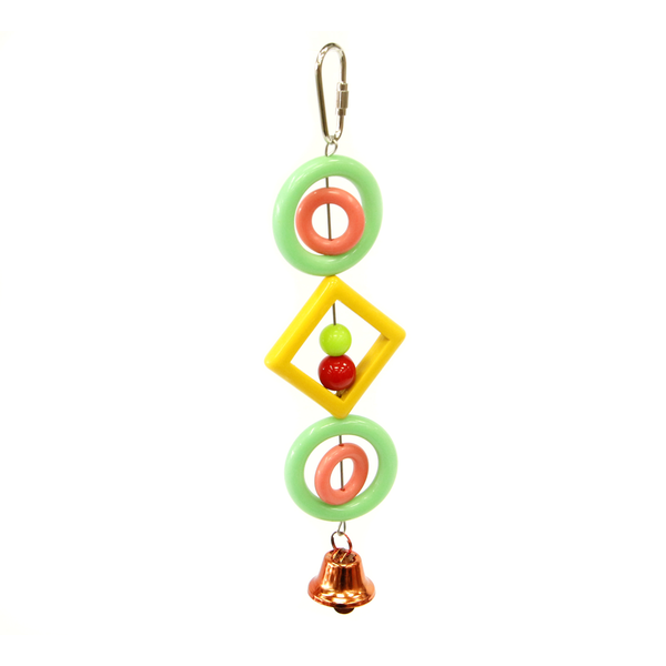 Shapes and Beads Bird Toy