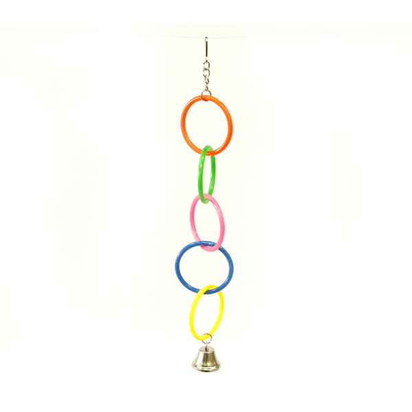 Five Ring Bell Bird Toy