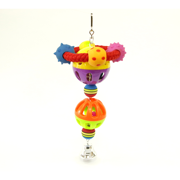 Double Bell Ball Hanging Toy