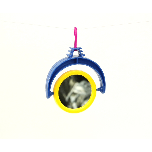 Rotating Mirror Bird Toy