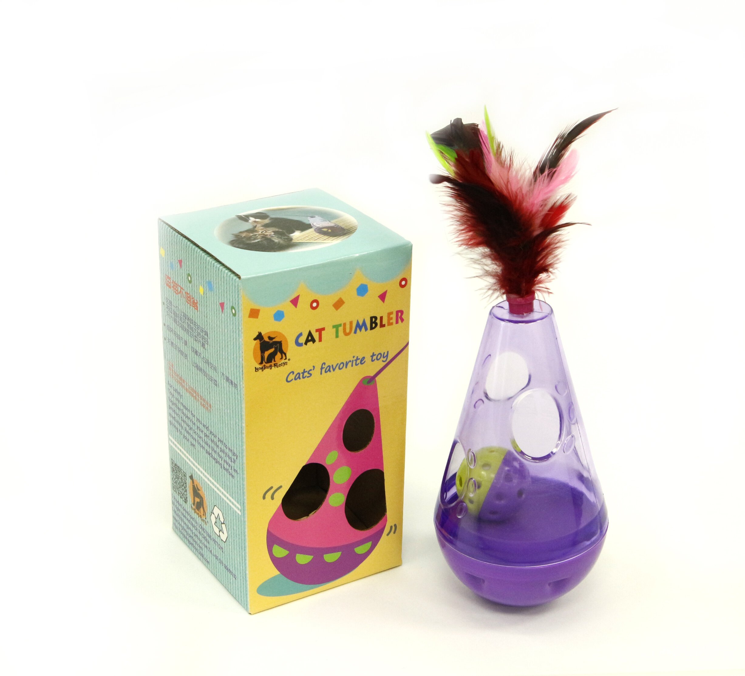 wobble cat toy