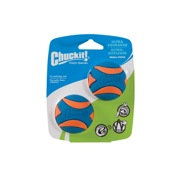 Ultra Squeaker Ball - Small 2pk