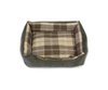 Chocolate Tartan Bed 