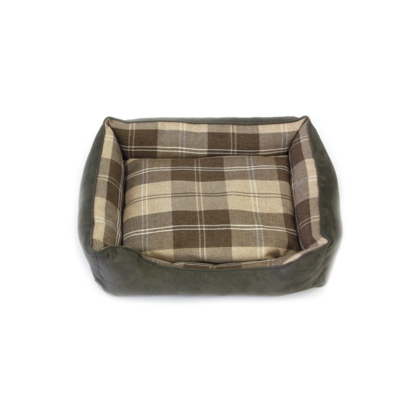 Chocolate Tartan Bed 