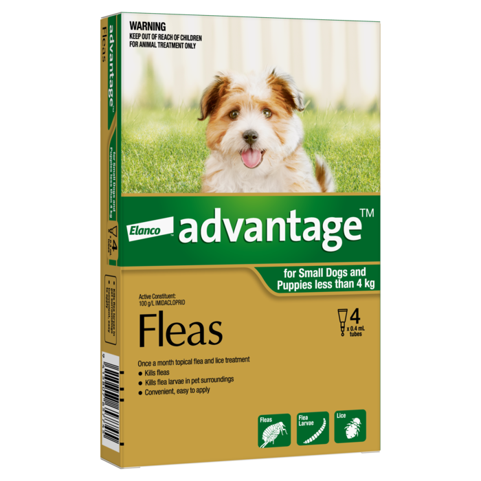 Advantage Small Dog Under 4kg