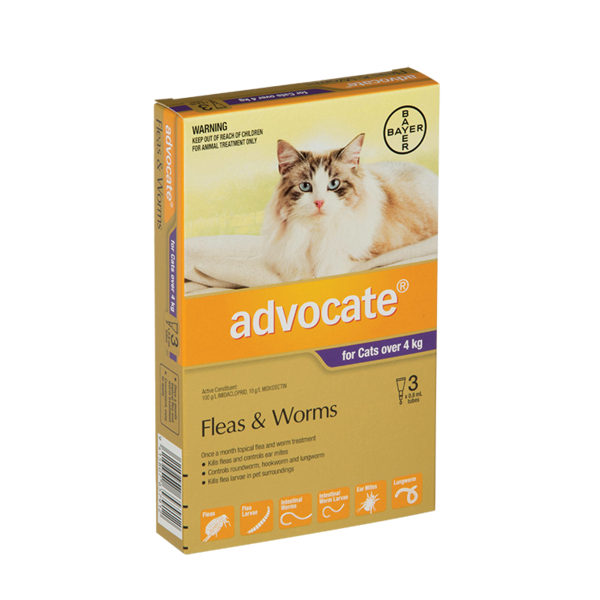Advocate Cat Over 4kg 3 Pack