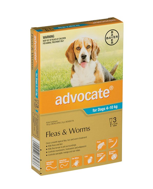 Advocate Medium Dog 410kg DogFlea & WormFlea Treatments Pet Shop