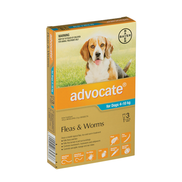 Advocate Medium Dog 4-10kg