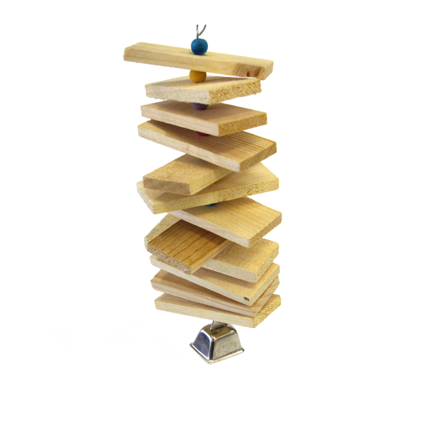 Medium Natural Stack Bird Toy