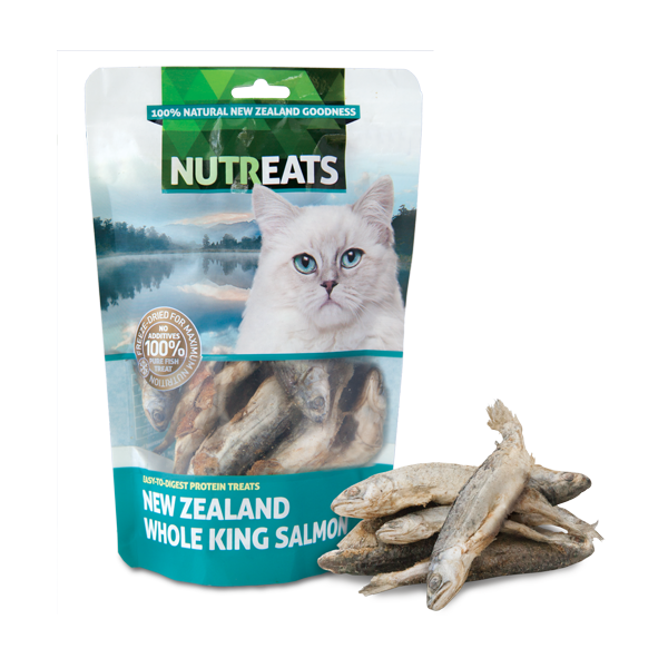 New Zealand Whole King Salmon Cat Treats 