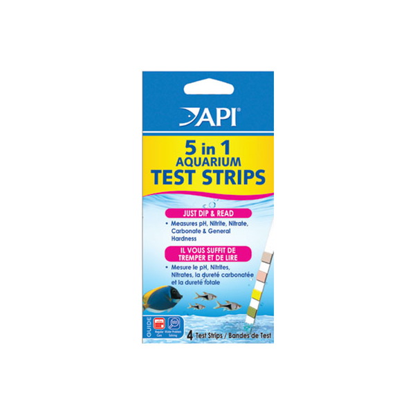 5 in 1 Aquarium Test Strips (4 Pack) 