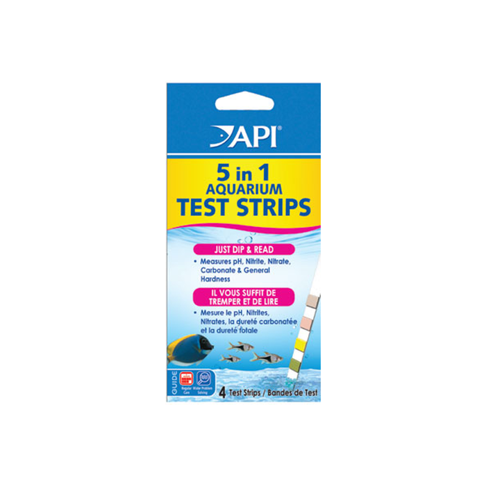 5 in 1 Aquarium Test Strips (4 Pack) 