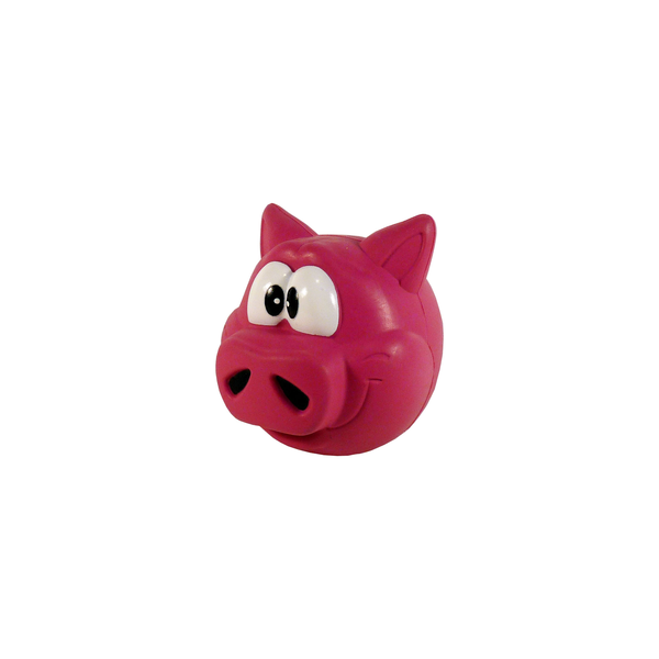 Rubber Squeaky Ball- Pig