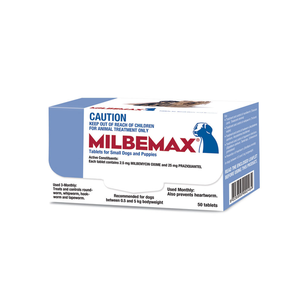 Milbemax Single Worm Tablet for Small Dogs 0.5-5kg
