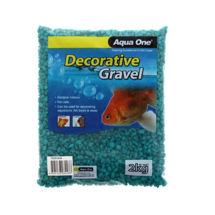 Aqua One Gravel - Aqua 2kg (7mm)