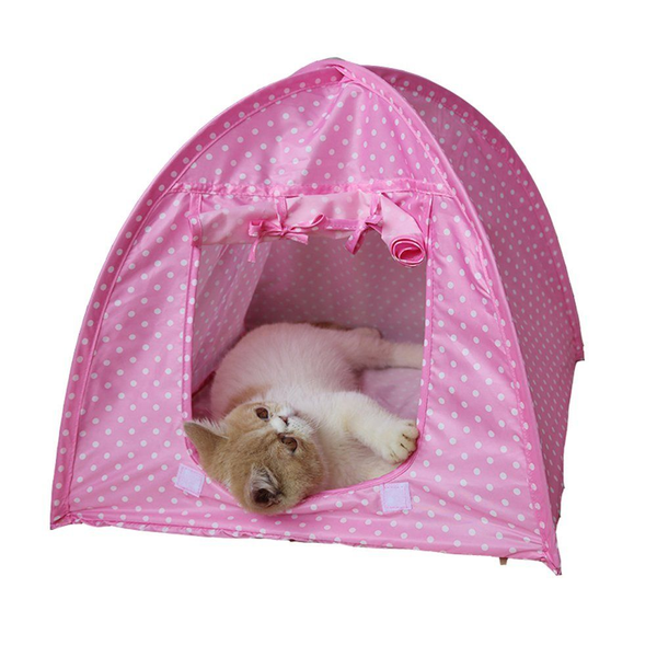 Polka Dot Pet Tent