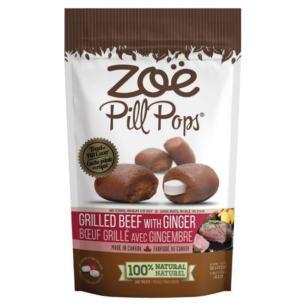Zoe Pill Pops Grilled Beef with Ginger 100g