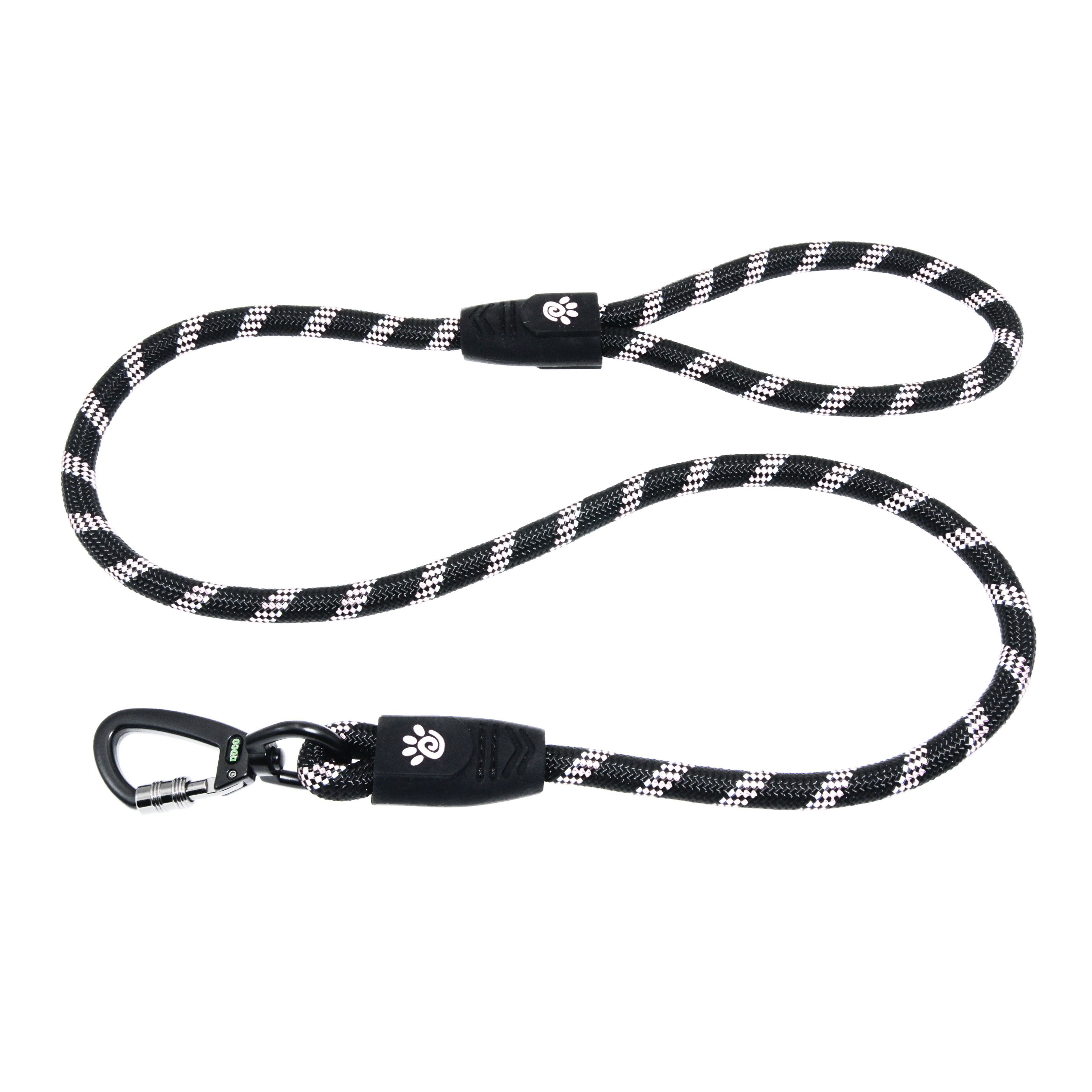 dog leash with rubber handle