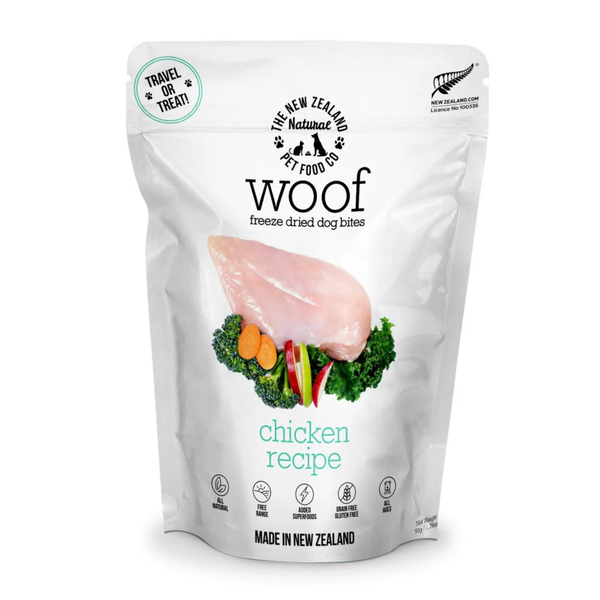 Woof Chicken Freeze Dried Dog Bites