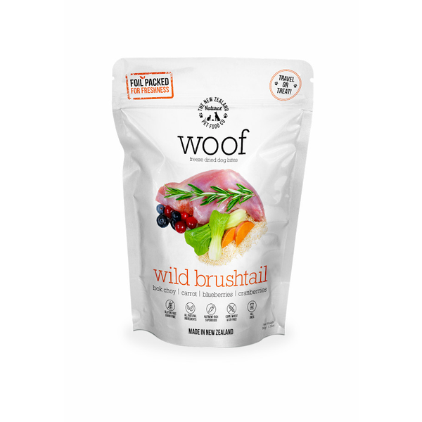 Woof Wild Brushtail Freeze Dried Dog Bites 50g
