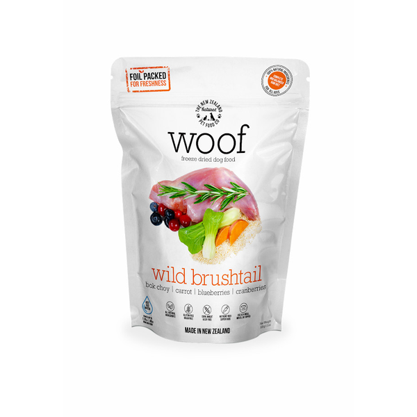 Woof Wild Brushtail Freeze Dried Dog Food