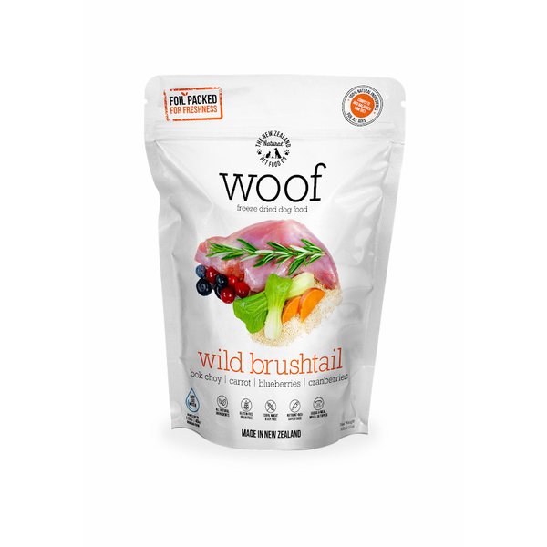 Woof Wild Brushtail Freeze Dried Dog Food