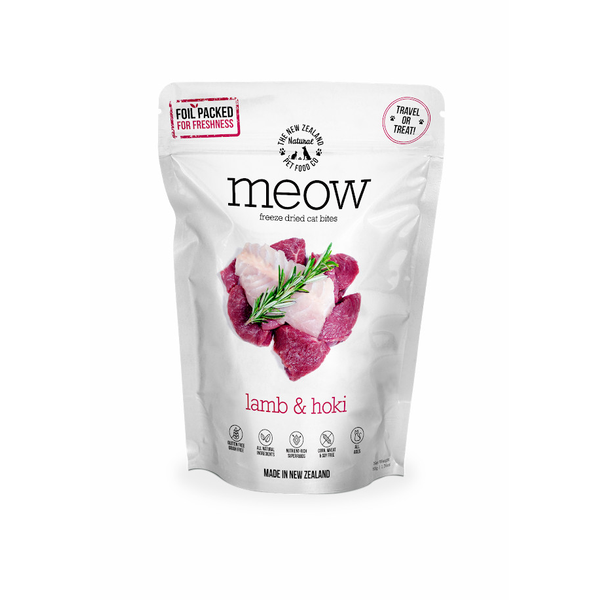 Meow Lamb & Hoki Freeze Dried Cat Bites 50g