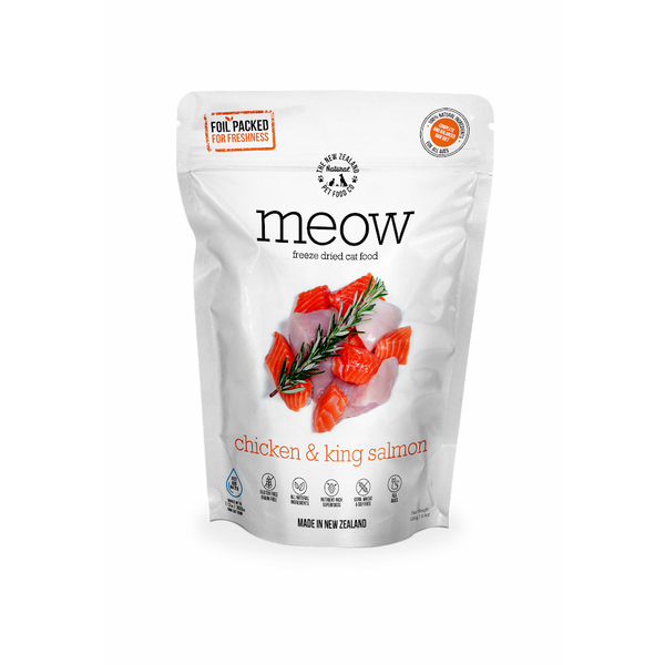 Meow Chicken & Salmon Freeze Dried Cat Food