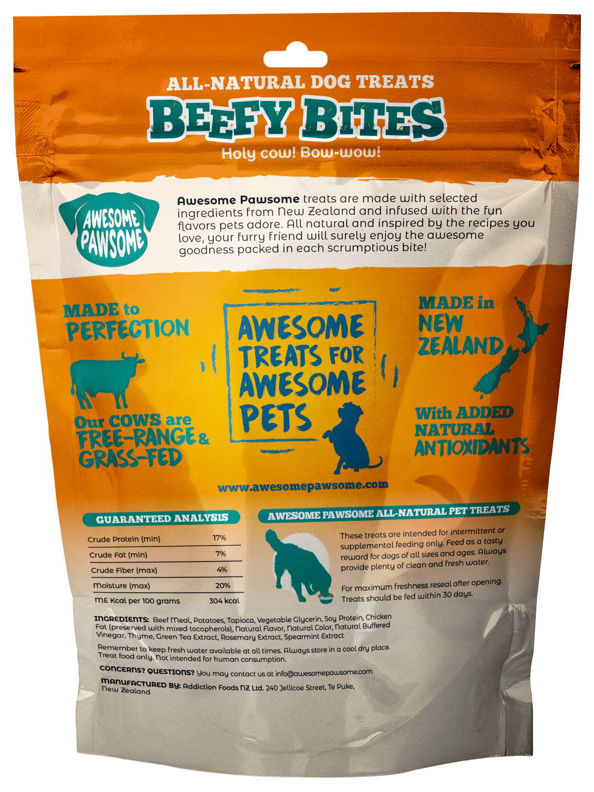Beefy Bites Dog Treats Dog Treats NZ Pet.kiwi Awesome Pawsome