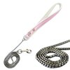 Lightweight Chain Lead with Leather Handle