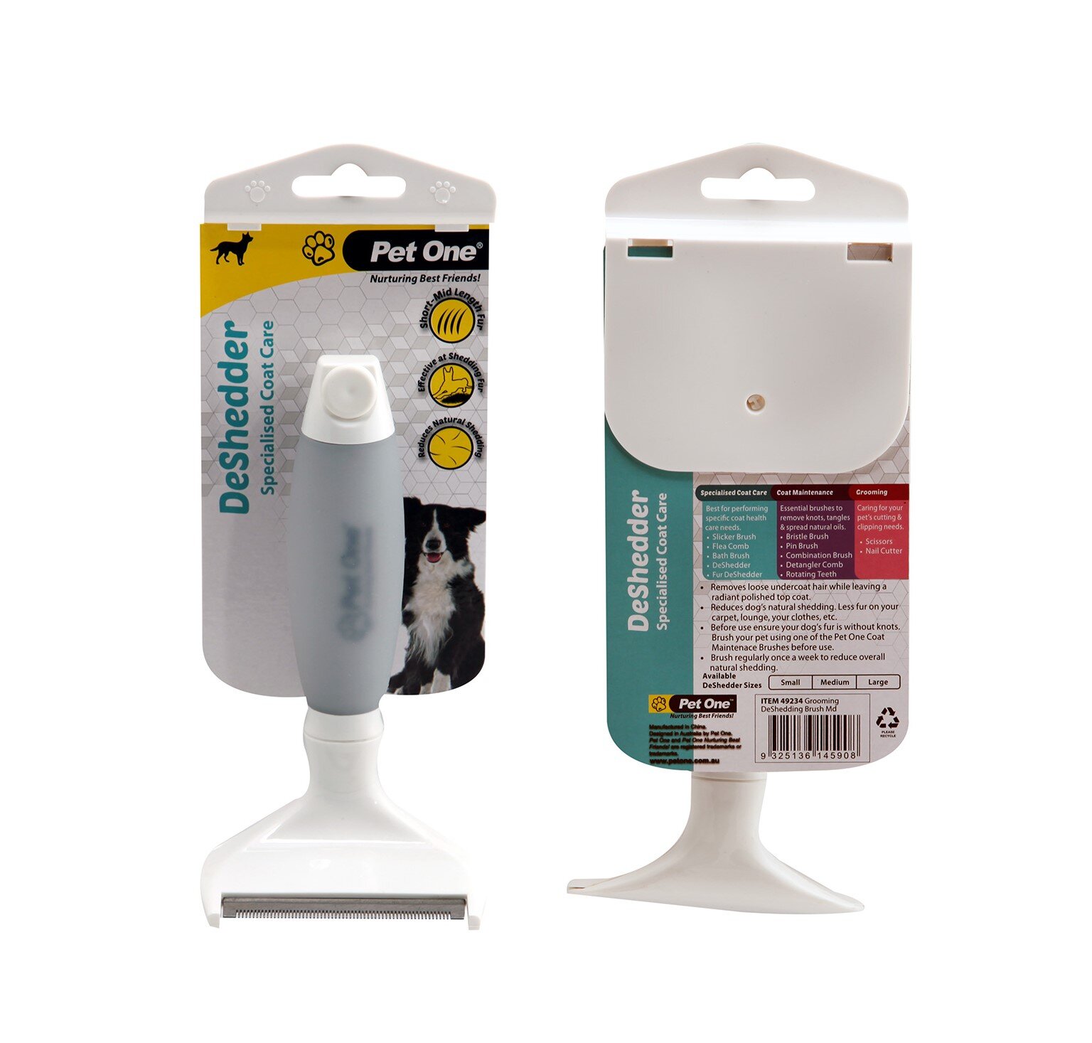 Deshedder Brush DogGroomingBrushes & Combs Pet Shop Auckland