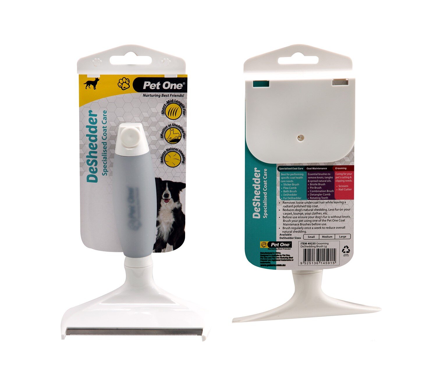 Deshedder Brush DogGroomingBrushes & Combs Pet Shop Auckland