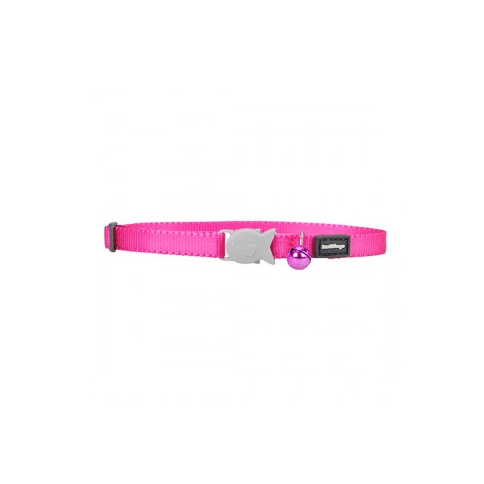 Red Dingo Cat Collar Hot Pink