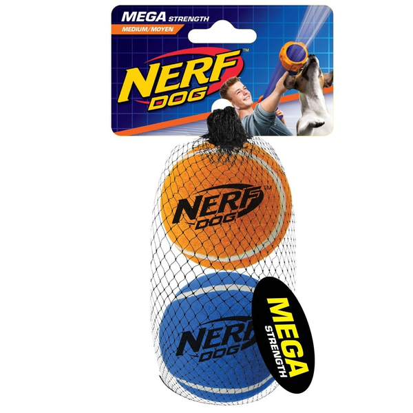 Nerf Tennis Ball Mega Tuff 2pk - 6.3cm