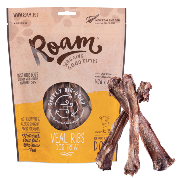 Air Dried Veal Ribs Dog Treat 