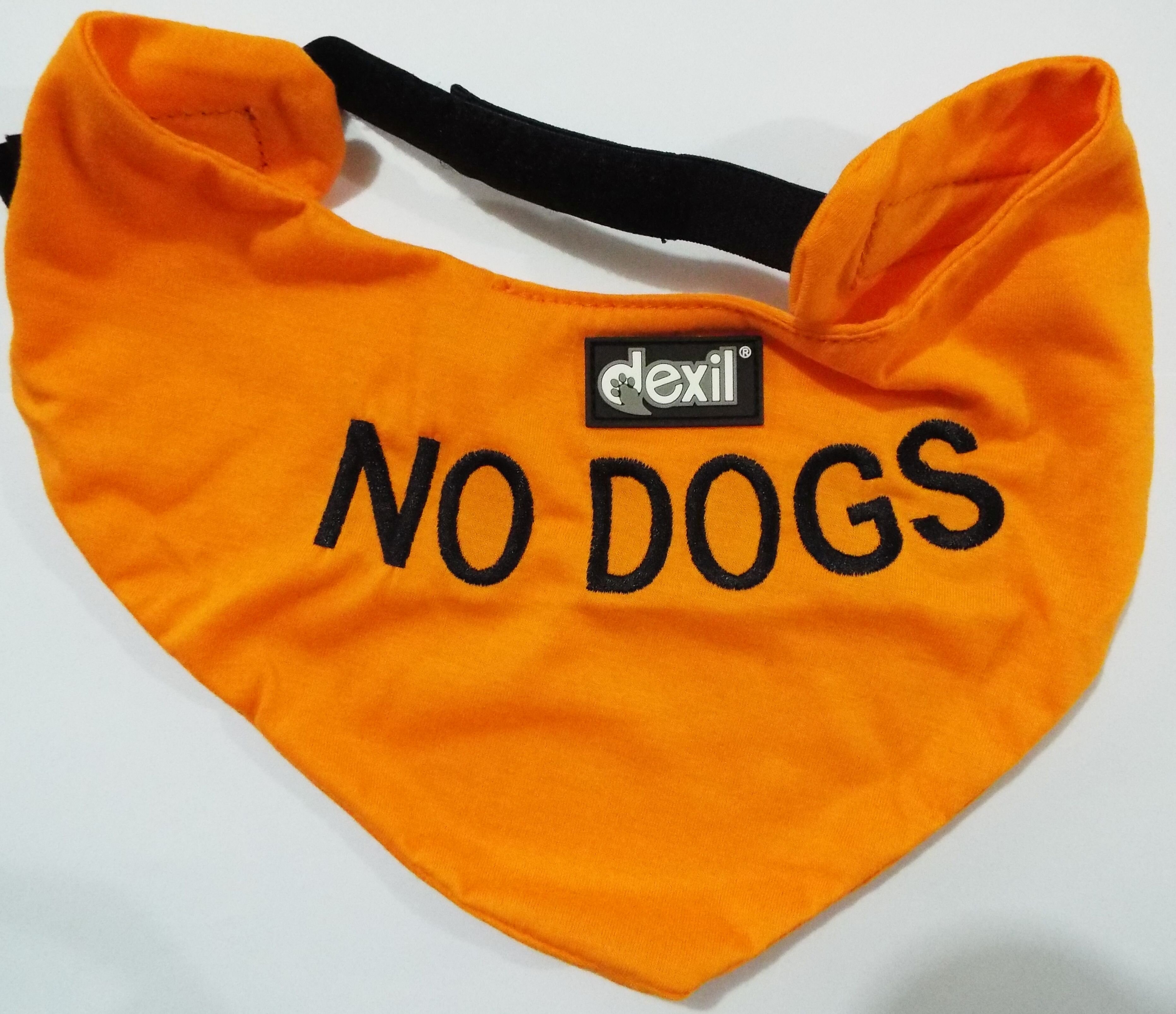 No Dogs Bandana DogClothingBow Ties & Bandanas Pet Shop Auckland Pet.kiwi Friendly Dog