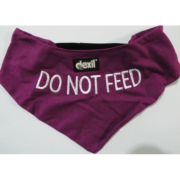 Do Not Feed Dog Bandana