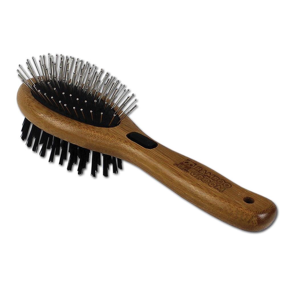 Combo Brush with Bristles & Stainless Steel Pins DogGroomingBrushes