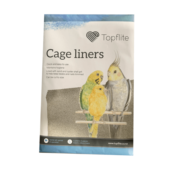 Cage Liners for Aviary Birds 5pk