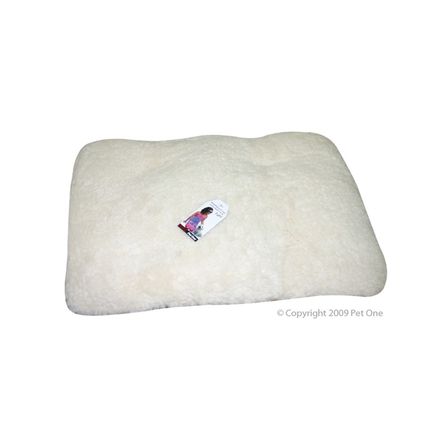 Sheepskin Replica Rectangular Cushion