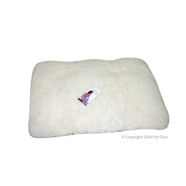 Sheepskin Replica Rectangular Cushion