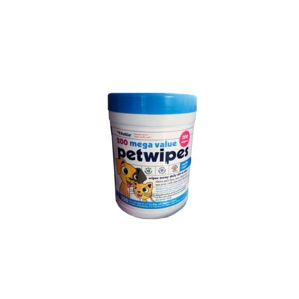 Petkin Pet Wipes Mega Value 200pk
