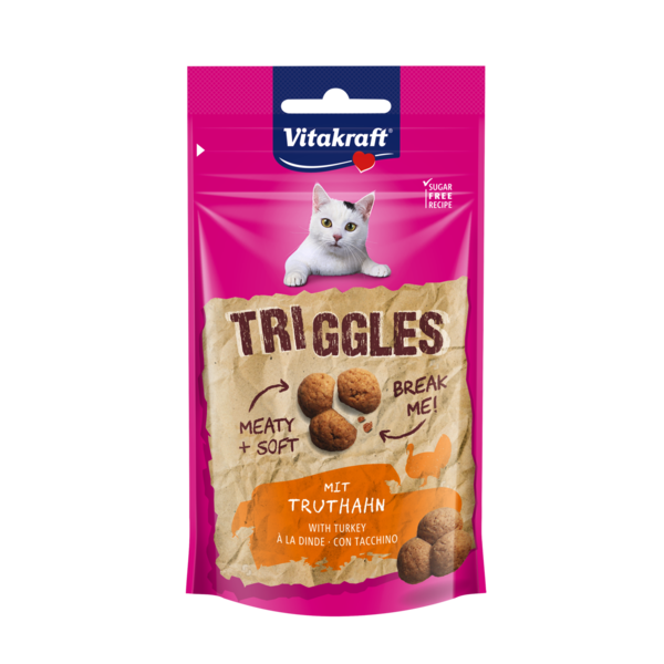 Triggles with Turkey Cat Treat