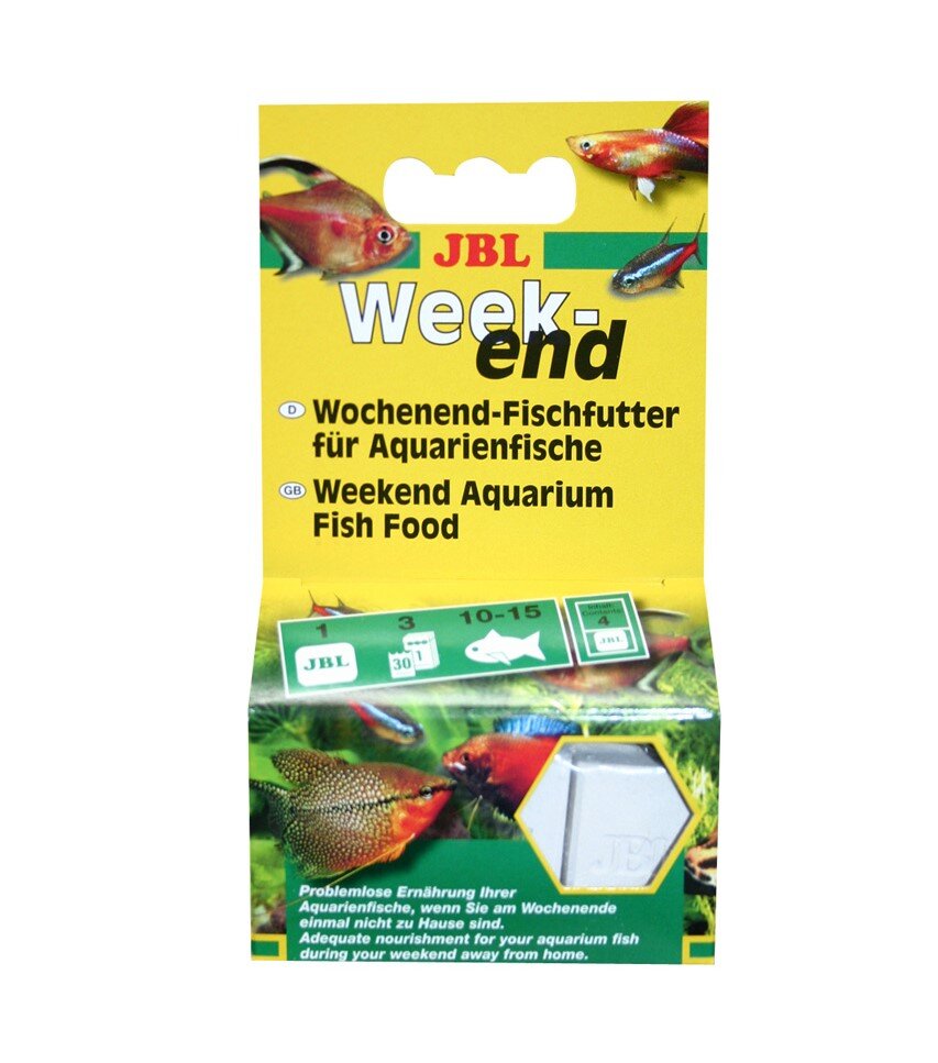 JBL Weekend Fish Food 4pk ExoticsFishFoodFeeders Pet Shop