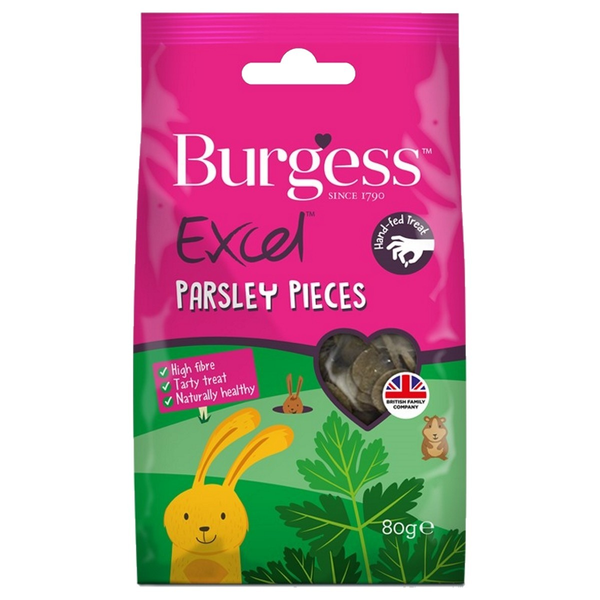 Burgess Excel Parsley Pieces Rabbit & Guinea Pig Treats 80g