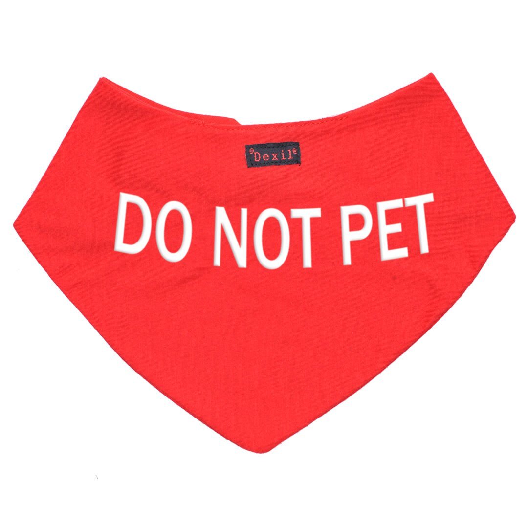 Do Not Pet Bandana DogClothingBow Ties & Bandanas Pet Shop Auckland Pet.kiwi Friendly