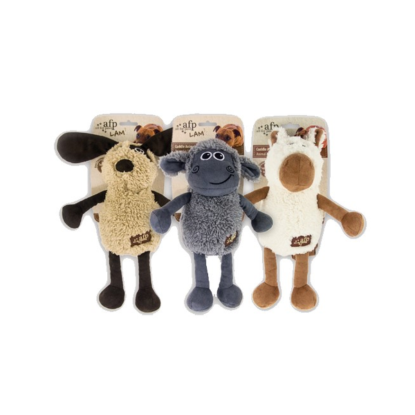 AFP Lambswool - Cuddle Jumbo Animal Dog Toy Single (Assorted)